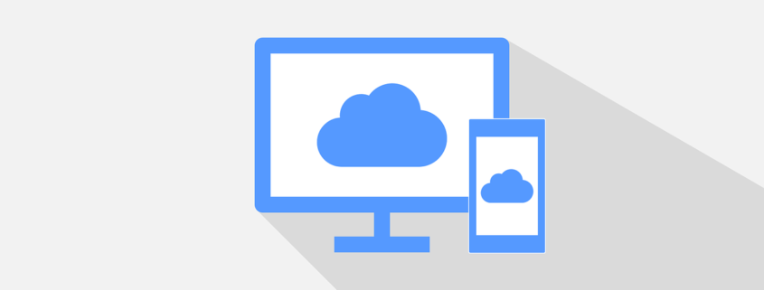 Free cloud computing connection cloud vector