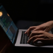 person-using-silver-and-black-laptop-computer