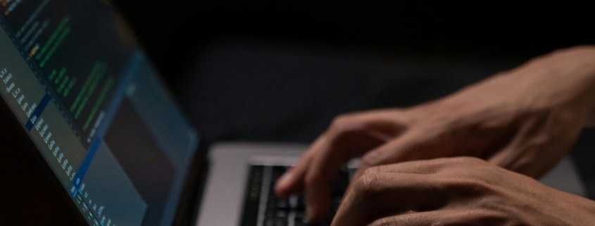 person-using-silver-and-black-laptop-computer