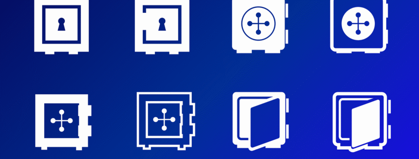 Free safe nature lock vector