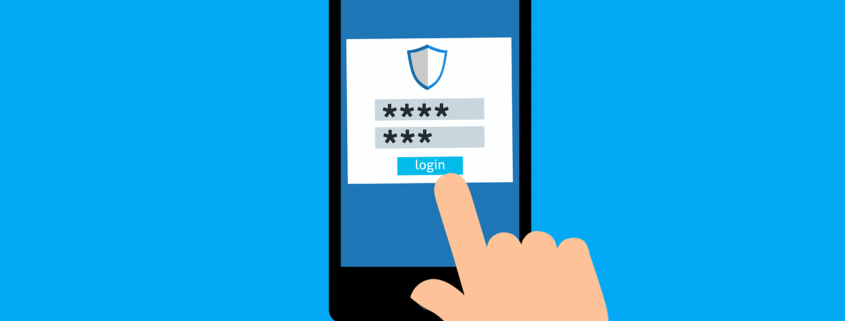 Free password login sign vector